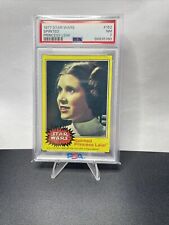 1977 Topps Star Wars Spirited Princess Leia #152 PSA 7 NM picture