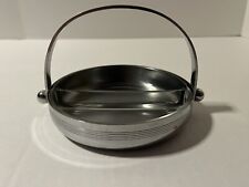 CHASE “Duplex” Jelly Candy Relish Chrome Dish Art Deco Charcuterie picture