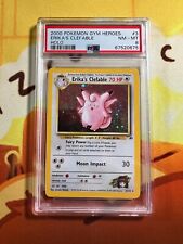 Pokemon tcg 2000 Gym Heroes Erika's clefable holo	#3	PSA	8 picture