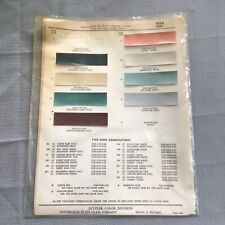 1954 Ford Color Chart picture