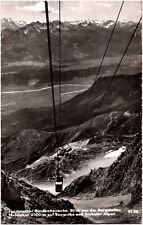 View of Seegrube Station from Nordkette Cable Car Hafelekar Austria Postcard picture