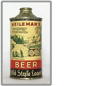 Heilman's Old Style Lager Vintage Cone Top Beer Can  Fridge  /  Tool Box  Magnet picture