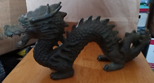 Vintage Asian Dragon Large Resin Statue picture