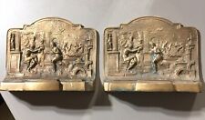 antique bronze bookends deco picture
