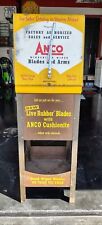 1950s-60s anco windshield wiper service station , gas island cabinet with stand picture