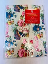 Vintage Strawberry Shortcake Christmas Holiday Gift Wrap Wrapping Paper Bin 97 picture
