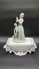 Vintage Porcelain Mother and Child Figurine Made in Japan picture