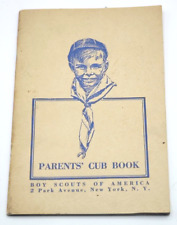 Vintage Boy Scouts Of America Parents Cub Book 1938 picture
