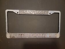 SAN JOSE STEVES CREEK  PORSCHE AUDI , VINTAGE Dealer License Plate Frame  picture