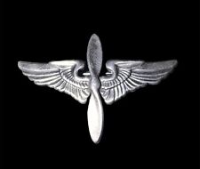 WWII Era Sterling Silver Air Force Wing Badge picture