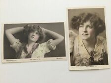 Antique Philco Series Miss Gabrielle Ray Postcards x 2 picture