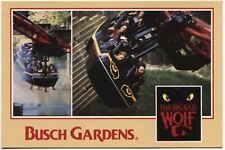 Postcard Chrome Amusement Park Busch Gardens, Williamsburg, VA, The Big Bad Wolf picture