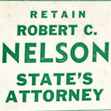 1952 Robert C Nelson Lake County State's Attorney Illinois Republican Party picture