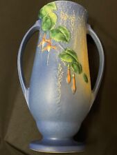 Blue 1938 Roseville Pottery Blue Fuchsia Vase ~ 903-12 ~ 12 1/4