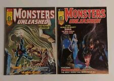 Monsters Unleashed #10 #11 Horror Magazine Comic 1975 Marvel Comics RARE picture