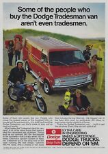 1974 Dodge Tradesman Street Van Ad Vintage Magazine Advertisement 318 360 74 picture