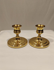 Set of 2 Baldwin Brass Candlesticks 3