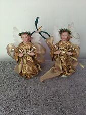 Angel Light Up Christmas Ornaments, 2 White & 1 Red Untested Pk Of 3 Pre-owned  picture