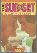 Sunset Happy Hour Bar Guide 1972 Southern Comfort Recipe Booklet Illustrated picture
