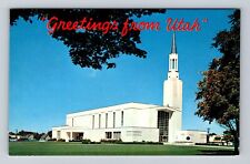 Ogden UT-Utah, LDS Mormon Tabernacle, Antique, Vintage Souvenir Postcard picture