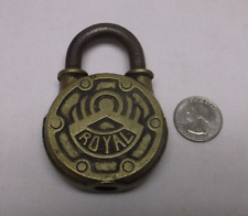 Antique Royal Brass Lock picture