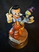 Disney’s “Pinocchio and Jiminy Cricket.” Laurenz Capodimonte #713 LZD- 6410. COA picture