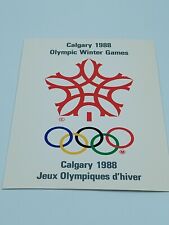 Postcard Calgary 1988 Olympic Winter Games Calgary Canada picture