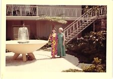 1960s Color Photo of Fashionable Older Women At Shalimar Apartments Arcadia CA picture
