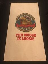 Vintage Moosehead Beer Beach Towel 100% Cotton 36” x 68” Made in USA (Spots) picture