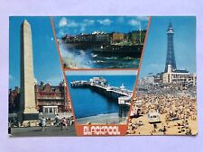 Blackpool England Lancashire Cenotaph and Butlin's Metropole Hotel UK Postcard picture