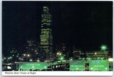 Postcard - Majestic Sears Tower at Night - Chicago, Illinois picture