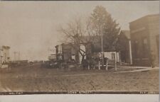 Ely, IA: RPPC Dows Street, horses, Vintage Linn County, Iowa Real Photo Postcard picture