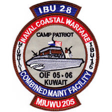 Inshore Boat Unit-28 Mobile Inshore Undersea Warfare Unit 205 Patch picture