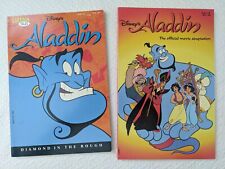 Aladdin Official Movie Adaptation 1992 two versions rare vintage Cartoon Tales picture