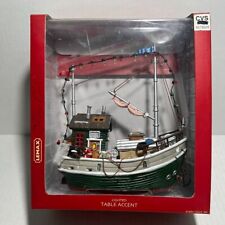 Lemax 2004 Village Collection Annibelle Trawler House Boat Lighted Table Accent picture