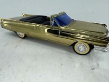 Radio Vintage 1963 Gold Cadillac Convertible AM Radio CAD-1 License 10” Long. picture
