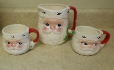 Josef Original Santa Claus Pitcher w/ Two mugs picture
