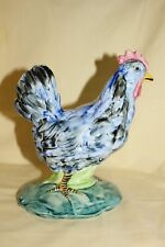 Vintage 1930's Antique Ceramic Stangl Blue Rooster Figurine 2945 picture