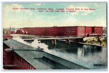 1911 Wood Worsted Mills Under One Roof Lawrence Massachusetts MA Postcard picture