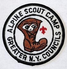 Alpine Scout Camp (NY) Pocket Patch  BSA  Racoon in Boot picture