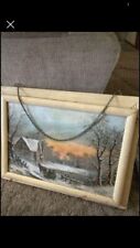 Antique Folding Picture Frame Magazine Rack picture
