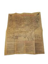 CIVIL WAR BATTLEFIELDS Map 1861-1865 Chronological History of Events Listed picture