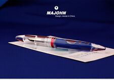 Majohn M2 Transparent Acrylic Pen Barrel Stores ink Fountain Pen F Nib Gift picture