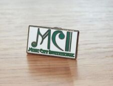 Green & White MCI Music City International Collectible Souvenir Lapel Pin  picture