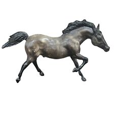 Breyer Horse Rumbling Thunder Dark Dapple Grey Running Stallion 879 Retired Toy picture