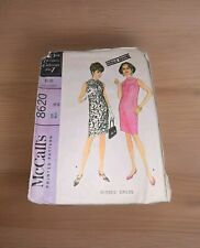 Vintage 1960'S McCall’s 8620 Donald Brooks Dress Sewing Pattern Size 12 Bust 32 picture