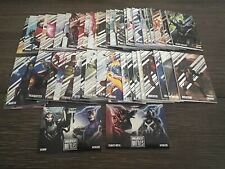 (50) 2022 MARVEL FLEER AVENGERS THICK STOCK BASE CARD LOT W/ 2 INSERTS WOLVERINE picture