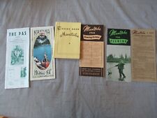 Lot of Vintage Manitoba Canada Tourism Items Mostly 1950 picture