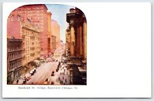 Postcard Randolph St. Bridge, Street Action, Eastward, Chicago Illinois Unposted picture
