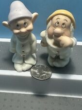 LENOX DISNEY DOPEY AND SNEEZY SALT AND PEPPER SHAKERS SET DWARFS FIGURINES picture